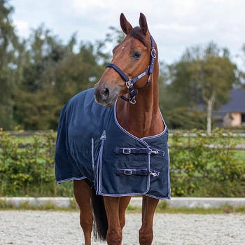 QHP Regendecke Turnout Luxus 200gr Navy 205