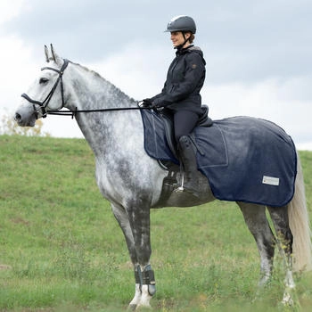 Waldhausen Comfort Fliegenausreitdecke - nachtblau blau 155