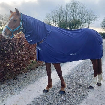 Bucas Power Cooler & Neck - Navy/Silver blau 135