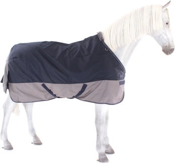 Equithème Tyrex 600D Decke 0g - marineblau/grau multicolor 125