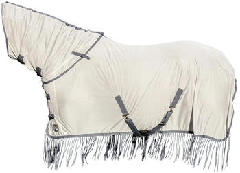 HKM Fliegendecke Fringes Style silber/grau 125
