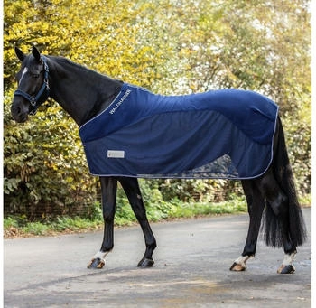 Waldhausen Comfort Fleece-Fliegendecke - nachtblau grau 125