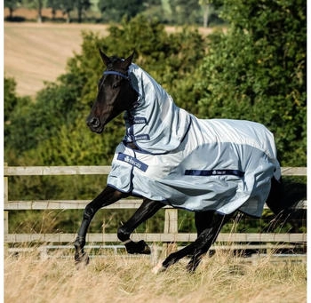 Bucas Sommerdecke Buzz-Off Rain silver/blue 135 cm