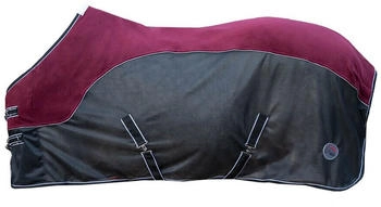 HKM Fliegendecke -Comfort- mit Fleece grau/natur/blau 145