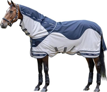 LeMieux Arika Shower-Tek Fliegendecke inkl. Halsteil navy 165cm