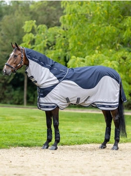 LeMieux Arika Shower-Tek Fliegendecke inkl. Halsteil navy 145cm