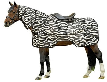 HKM Fliegenausreitdecke Zebra weiß/schwarz 155
