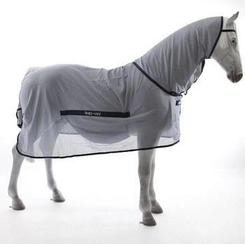 Bucas Buzz-Off Full Neck - silver/blue grau 125