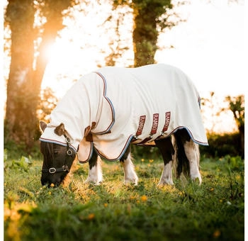 Horseware Rambo Petite Hoody Sand/Cherry 65