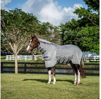 Horseware Rambo Protector Fieldsafe Plus Silver/Navy/White/Beige 155
