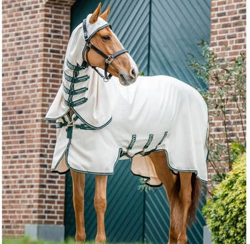 Horseware Rambo Pony Hoody Chalk/Hunter Green/Silver 95