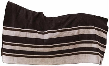 Kentucky Horsewear Fleecedecke "Square Stripes" heavy 210x200 cm - braun/beige
