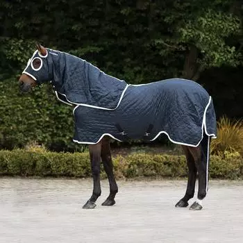 Horseware Rambo Show Set Rug 100g Navy/White blau XS