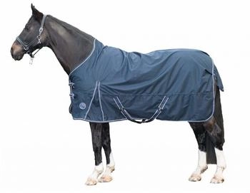 HKM Highneckdecke Starter 600D mit Polarfleece 0g dunkelblau blau 145