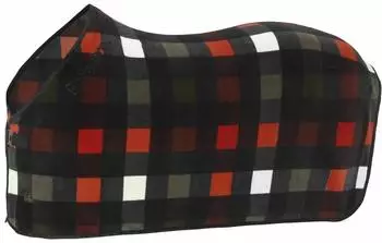 Eskadron Dynamic Collection Abschwitzdecke Fleece Check schwarz 125 cm