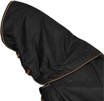 Bucas Irish Turnout Combi Neck 300g black/gold Halsteil schwarz M