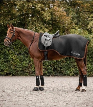 Waldhausen Regen Ausreitdecke Perth 50g schwarz Vollblut