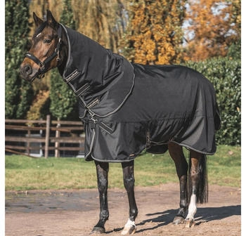 Back on Track Obsidian 150g Turnout rug + schwarz 165
