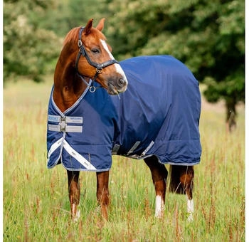 Horseware Rhino Turnout 0g Navy/Titanium Grey & Classic Blue 125