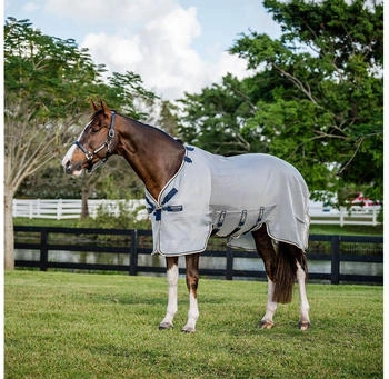 Horseware Rambo Protector Silver/Navy/White/Beige 165