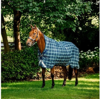 Horseware Rhino Wug Turnout 0g Hunter Check/Navy/Green 125