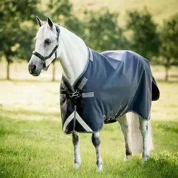 Horseware Rambo 1680D Turnout 450g VL Navy/Thunderstorm Grey/Silver 155