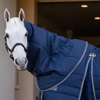 Horseware Rambo Optimo Stable PLUS 200g Navy/Thunderstorm Grey/Silver 130