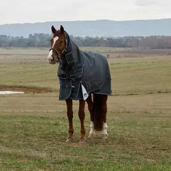 WeatherBeeta Comfitec Ultra Turnout Detach-A-Neck 220G Navy 145