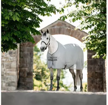 Horseware Abschwitzdecke AMIGO AirNet Cooler heat/blue/silver 145 cm