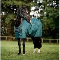Horseware Amigo Ripstop 900D Lite 0g Turnout Decke Dynasty Green/Navy & Silver,