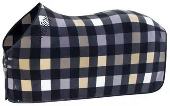 Eskadron Fleece Check Abschwitzdecke navy/sierra/orchid/white 165 cm