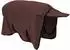 vidaXL Pferdedecke Full, dunkelbraun, 95cm, Polyester (42013199)