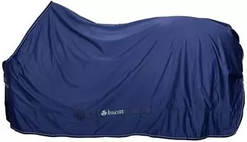 Bucas Multifunktionsdecke Shamrock Power Navy/Silver 145 | kavalio - für mich und mein Pferd