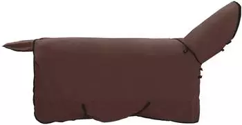vidaXL Pferdedecke dunkelbraun 135cm Polyester (42013273)