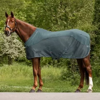 Waldhausen Comfort Fleece-Fliegendecke piniengrün - 155 cm