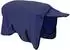 vidaXL Pferdedecke marineblau, Polyester-Fleece, 95cm