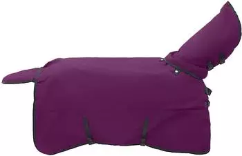 vidaXL Pferdedecke dunkelgrün und schwarz 135cm Polyester (42013163)