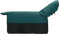 vidaXL Pferdedecke Dunkelgr&uuml;n und Schwarz 115 cm Polyester