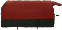 Vidaxl Horse Blanket Bordeaux And Black 125 Cm Polyester