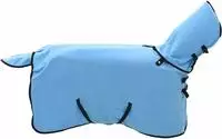 vidaXL Pferdedecke Volles Aqua 115 cm Polyester