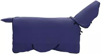 vidaXL Pferdedecke marineblau 135cm, Polyester (92453)