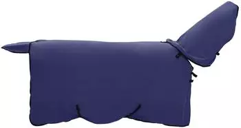vidaXL Pferdedecke marineblau 115cm, Polyester