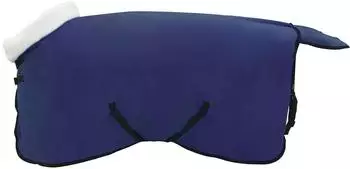 vidaXL Pferdedecke Fleece, marineblau, 75cm