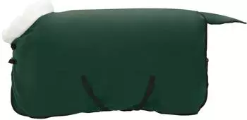 vidaXL Pferdedecke Full, Polarfleece, dunkelgr&uuml;n, 145cm