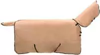 vidaXL Pferdedecke Cappuccino 75 cm Polyester