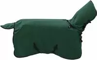 vidaXL Pferdedecke Dunkelgr&uuml;n 105 cm Polyester