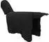 vidaXL Pferdedecke Polyester schwarz 105cm
