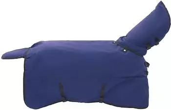 vidaXL Pferdedecke dunkelgr&uuml;n und schwarz 135cm Polyester (42013123)