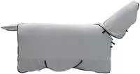 vidaXL Pferdedecke Hellgrau und Rosa 145 cm Polyester