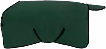 vidaXL Pferdedecke Full, dunkelgrün, 95cm, Polyester